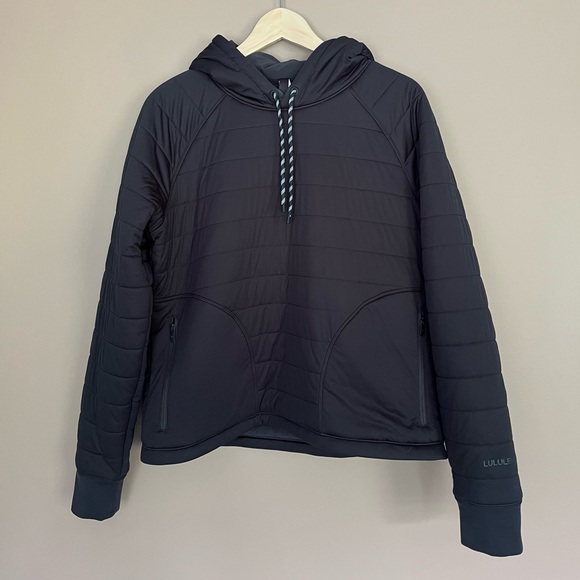 lululemon athletica Jackets & Blazers - {Lululemon} Dynamic Movement Hoodie Pullover in Black - Womens 10